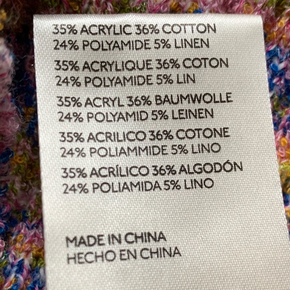 Free People Blair Space Dye Marled Pullover XS - Picture 5 of 5